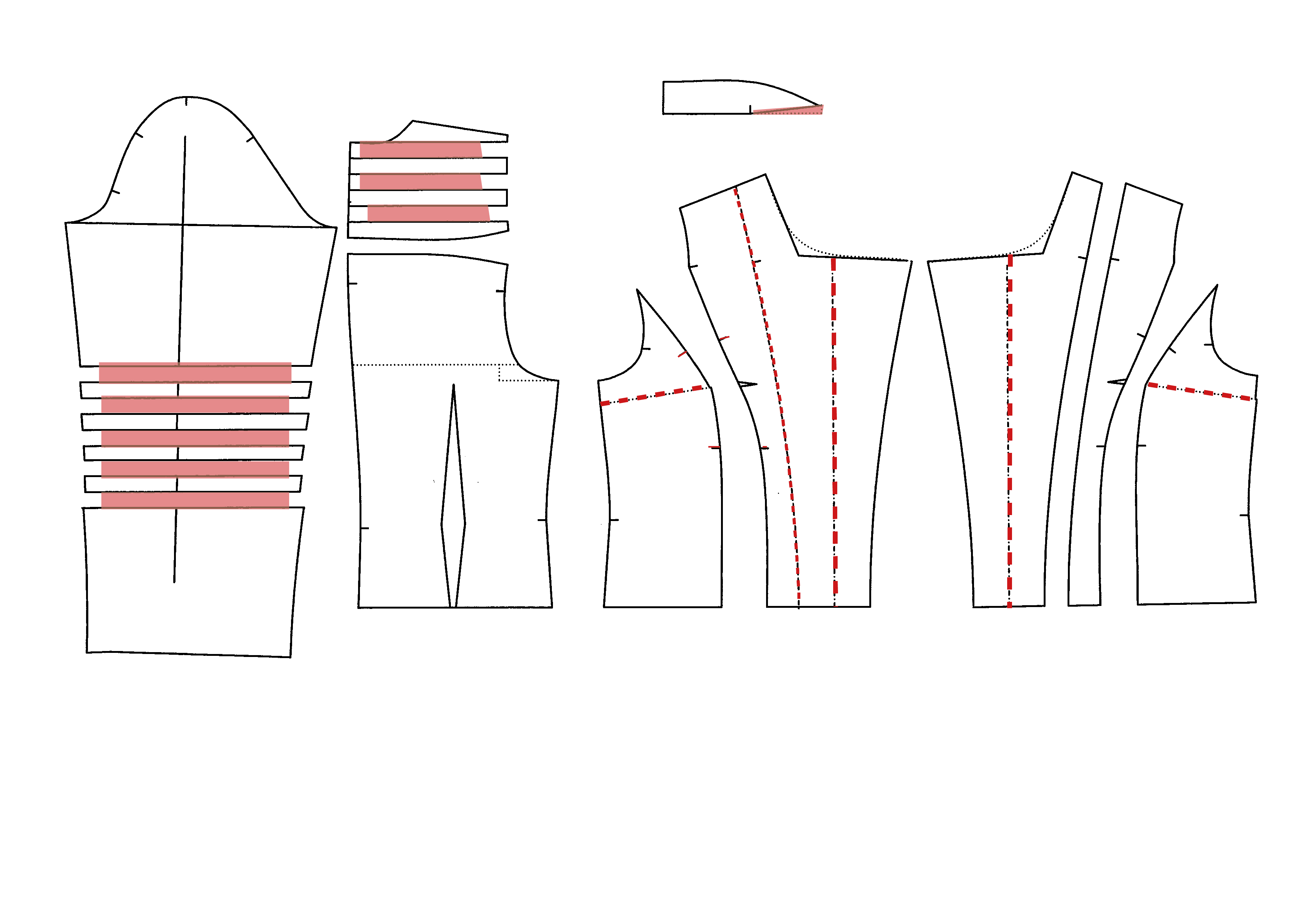 Asymmetrischer Verschluss Schnitt