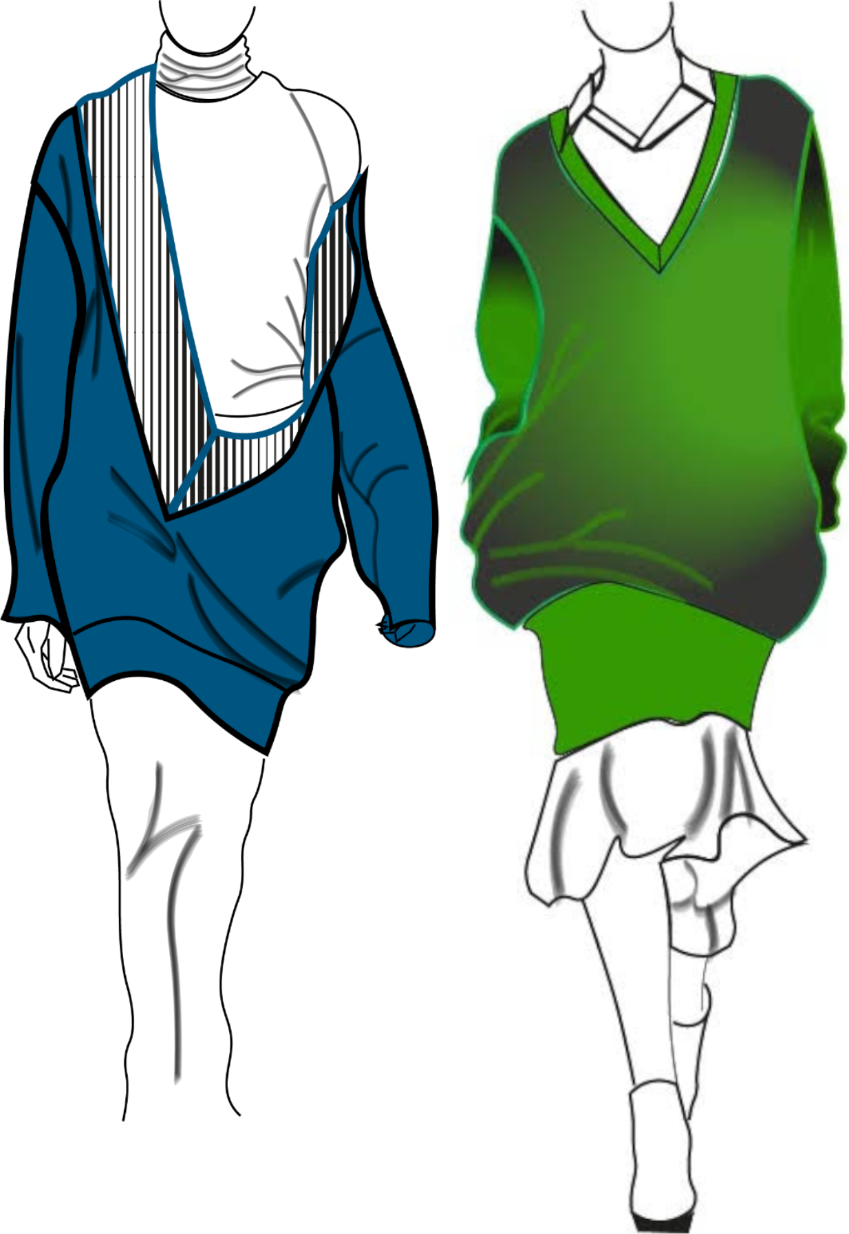 Strick Dossier Pulli